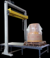 Fully automatic top /bottom of pallet sheet dispenser