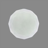 Flush mounted oyster white led ceiling light