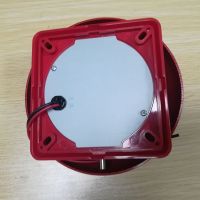 Red Firefighting Electric Fire Alarm Bell Can With Water Proof Base