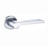 door handle with lock and clip cover and spindle