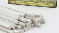 Rawsimple Grade A Fine White Thick Slate 30 Pencils