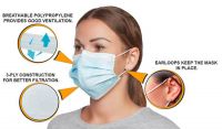  Disposable Blue Surgical 3 Ply Face Mask