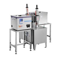 Two stations tea cup filling sealing machine