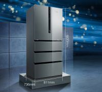 SIEMENS KM49FS95TI zero frost-free glass panel home interconnected multi-door refrigerator