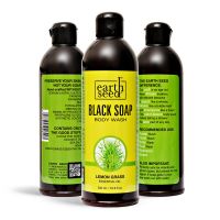 Liquid Black Soap w/Lemon Grass Essential Oil, 16 Fl. Oz.