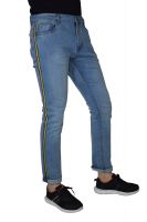 Multi Color Side Stripe Jeans