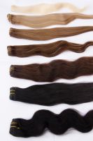 Remy Virgin Human Hair Weft, Wholesale 100% Natural Hair Extention Products, 14-30&quot;