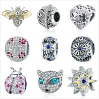 Bamoer S925 Sterling Silver Charms Pendants For Bracelet Necklace Womrn Jewelry