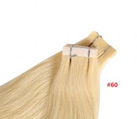 Tape in Human Hair Extensions 100% True Remy Quality Full Cuticle Tape on Extensions for Luxury Salon Beauty (18 inch)