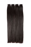 Basic Tape in Hair Extensions 100% Remy Human Hair Unprocessed Can Be Bleached and Dyed 7A Grade Natural Black Color