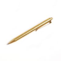 All Metal Carbon Signature Metal Rod Pure Brass Steel Ballpoint Pen
