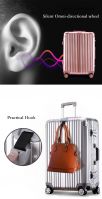 Wholesale High-end Aluminum Travel Trolley Waterproof Suitcase Rolling Luggage With Tsa Lock