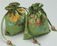 Drawstring Gift Pouche,bridesmaid Gift Bag,forest Floral Wedding Favor Bag-satin Wedding Gift Bag,gift Pouche,wholesale Gift Bag,red Bags