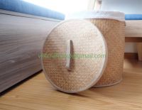  Round seagrass laundry baskets