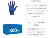 Cranberry Nitrile Gloves