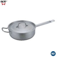 (model 03) Short Body Stainless Steel Sauce Pot With Compound Bottom