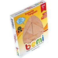 Wooden Tangram Egg Shape