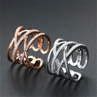 Cross Loops Rings With Diamond For Women