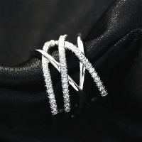 Cross Loops Rings With Diamond For Women