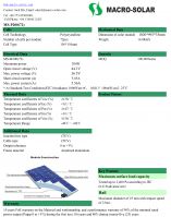 Polycrystalline 200W Solar Panel