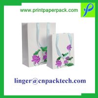 Bespoke Hot Stamping Punching Handle Gift Paper Bag, Fashion Craft Logo Printed Shopping / 