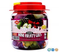Assorted Flavor Mini Fruity Gels (1000g/jar)