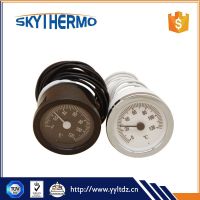 water temperature capillary thermometer plastic round remote reading t