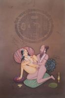 Nude painting mughal 