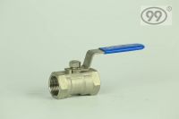 1/4 "-6" cf8m 1000 wog 1Pc threaded female SS 304 NPT integrated ball valve