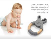 Wholesale Soft Baby Toy Teething Silicone Teether 