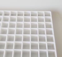 Plastic Eggcrate Grille cell white panelPlastic Egg Crate Grille core