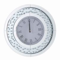 crystal mirror clock