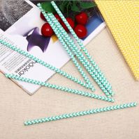 Eco-friendly Party Supply Biodegradable Drinking Paper Straws