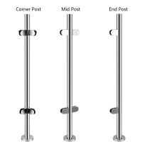 oem stainless steel balustrades glass fencing clamp