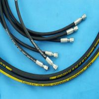 hydraulic hose-oil resistant synthetic rubber-one steel wire braid-SAE 100R1AT/EN853 DIN 1SN