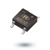 ABS10, the surface mount bridge rectifiers diodes packed by ABS case