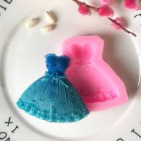 3D Dress Shape Food Grade Cars Baking Mould Silicone Soap Chocolate DIY Cake Mold