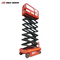 Hydraulic Hand Push Manual Moving Mobile Towable Scissor Lift for Aerial Work