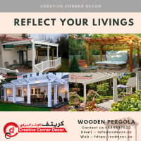 Wooden Pergola kit and Manufacturer of Wooden Pergola Dubai