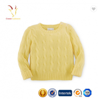Colorful Kids cashmere cable knit sweater pullover