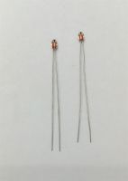 Glass sealed thermistor for temperature sensor with waterproof