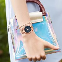 Hot Sell Ladies Watch Star Sky Dial Women Bracelet Watches Japan Quartz Watch Wholesale  Fashion Watch