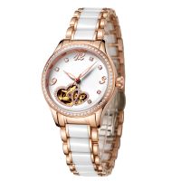 OEM Womans Wrist Watches Automatic Mechanical Wrist Watch Stainless Steel Watch 