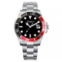 Custom Brand Fashion Stainless Steel Watch Aluminium Dial Quartz Watches Men Wrist 