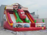 Wholesale Commercial Grade Inflatable Bouncy Double Slide For Kids B4134 