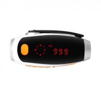 Portable Dynamo Rechargeable Flashlight With Temperature, Barometer, Hygrometer, Altimeter