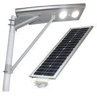 Commercial Solar Powered Pole LED Light Area Lamp Lighting