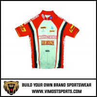 OEM 100% Polyester  Custom Sublimation Cycling Jersey