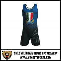 Specialized Custom Sublimation printing cheap wrestling singlets for sale 