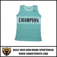 New Cheap Custom Design Breathable Gym Vest Tank Top Sublimation Men Gym Singlet For Sport